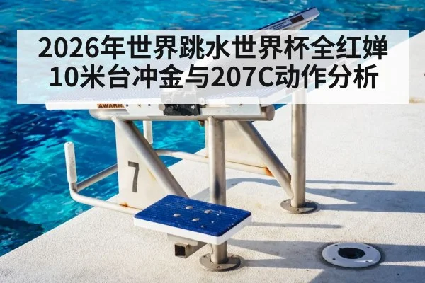 2026年世界跳水世界杯全红婵10米台冲金与207C动作分析 | hth